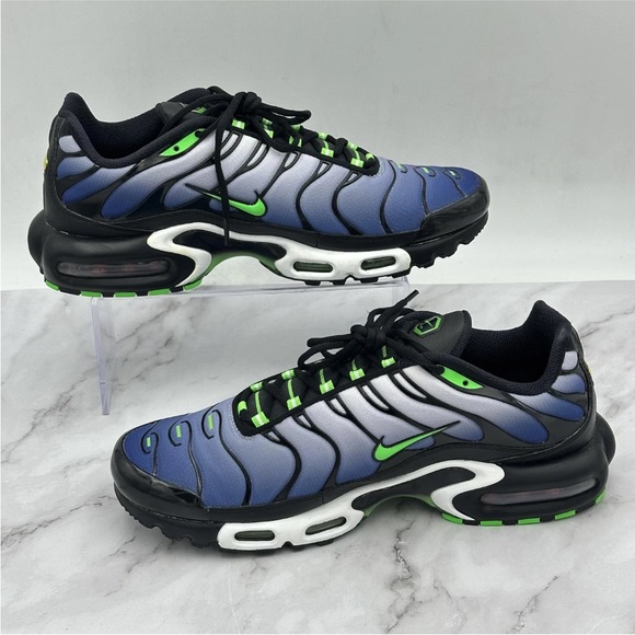 Nike Air Max Plus TN Icons Shoes Mens 12 Scream Green Blue Gradient DX4326-001